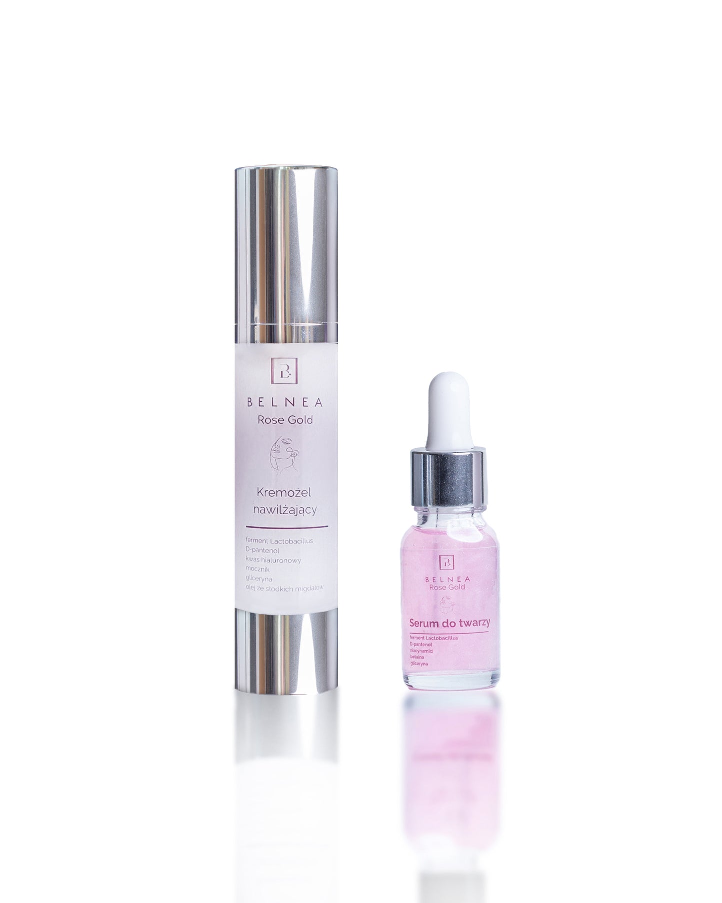 Rose Gold zestaw krem i serum z fermentem Lactobacillus